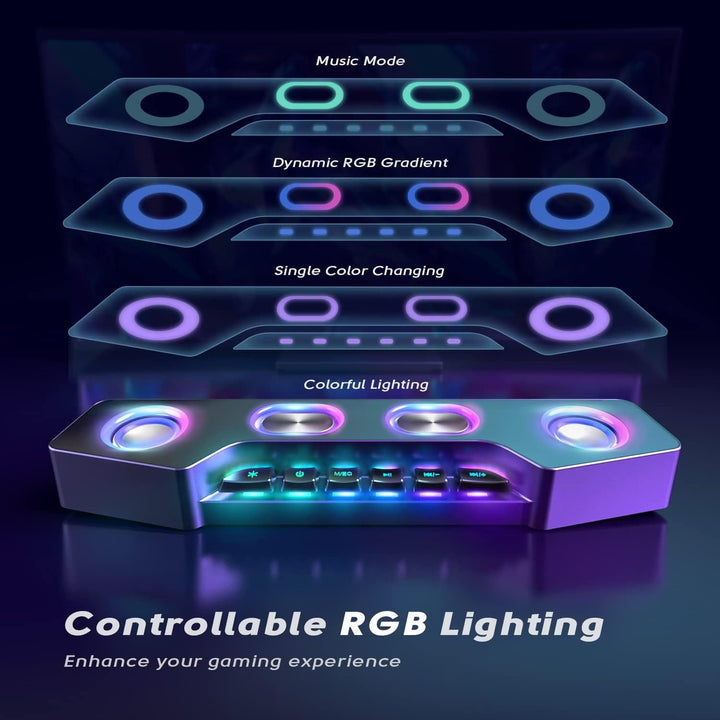 Trådlösa RGB Dators högtalare