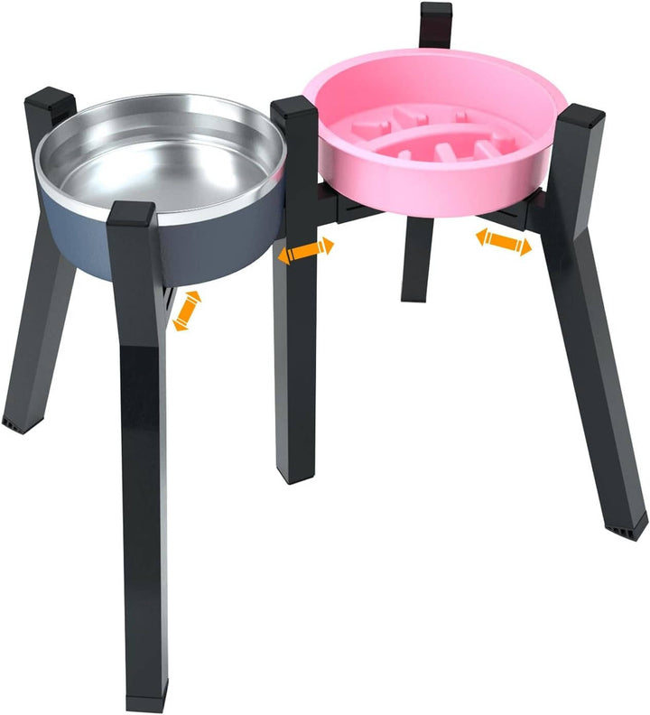 Höjdjusterbar Hundskålställning