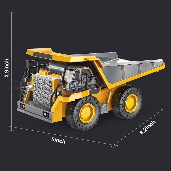 4WD Fjärrstyrd Grävmaskin Bulldozer Dumper