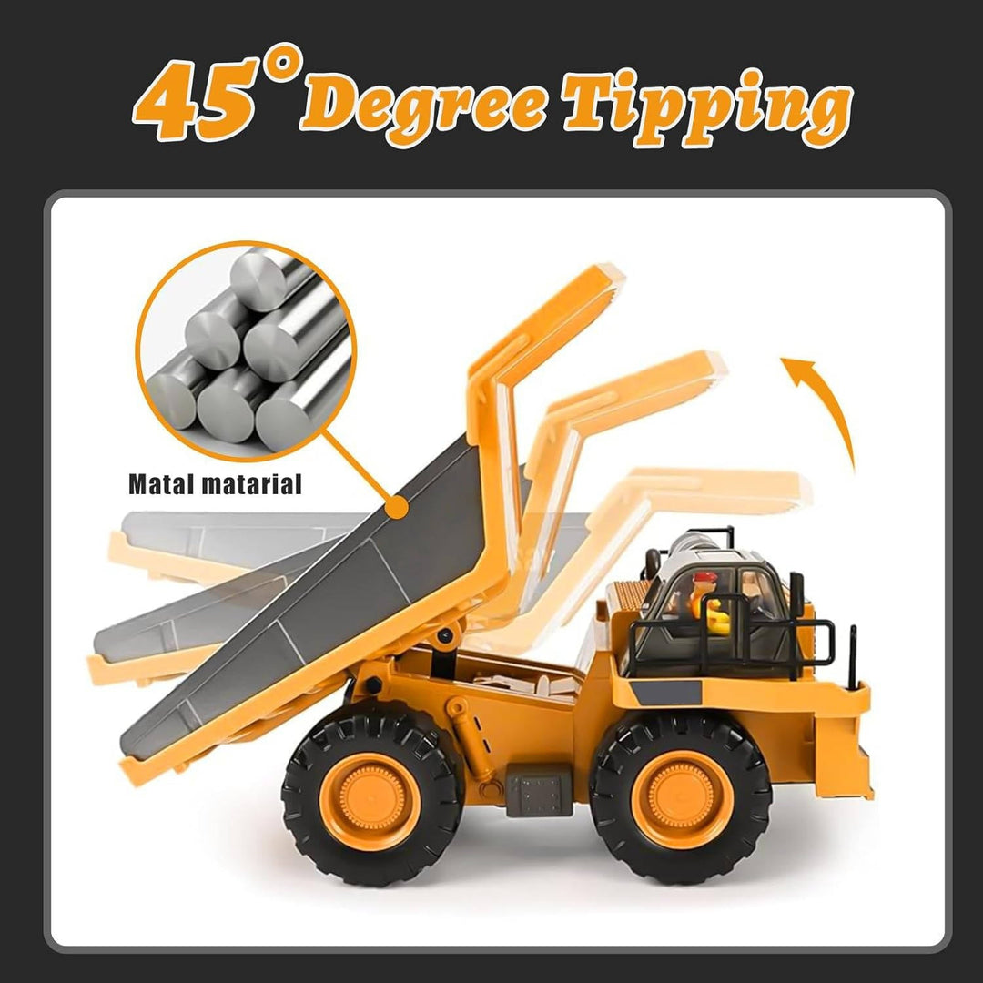 4WD Fjärrstyrd Grävmaskin Bulldozer Dumper