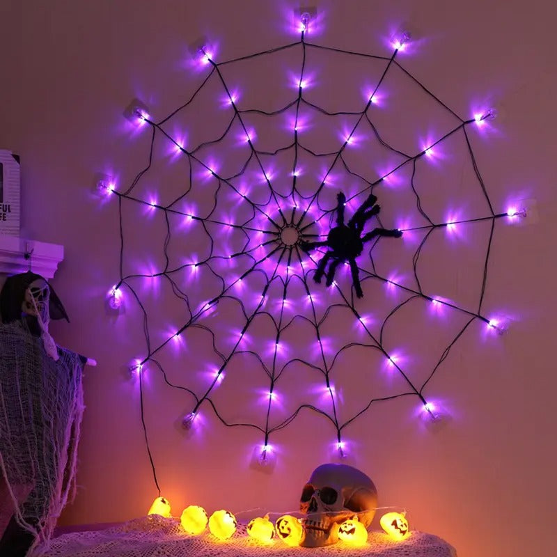 Halloween Spindelnätsljus Utomhus