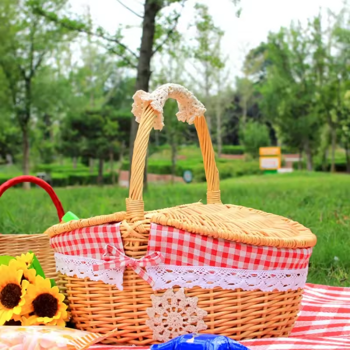 Korgar för Picknick i Rör