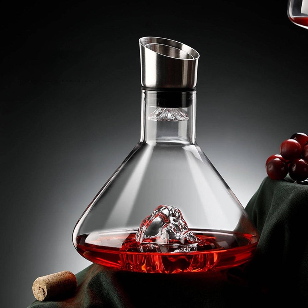 Kristallglas Vin Dekanter Aerator Karaff