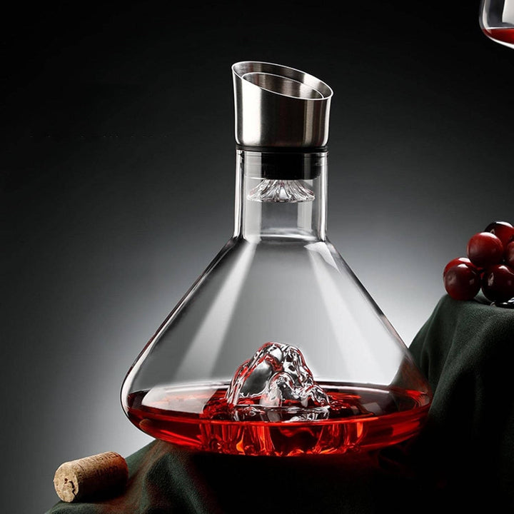 Kristallglas Vin Dekanter Aerator Karaff