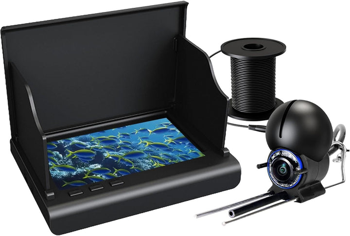Bärbar Fiskefinder Undervattensfiskekamera med 4.3 tum LCD-skärm