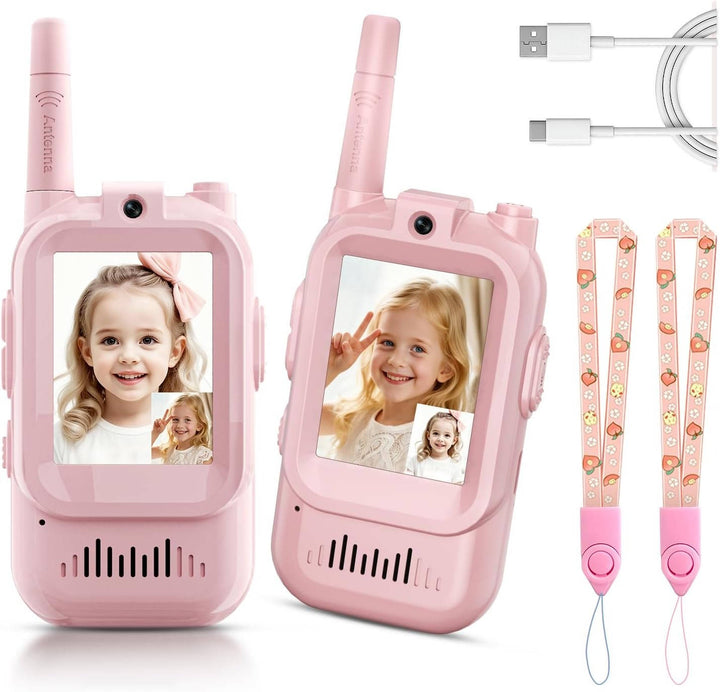 Barn Walkie Talkies Video Röst &amp; Chatt 2 Set