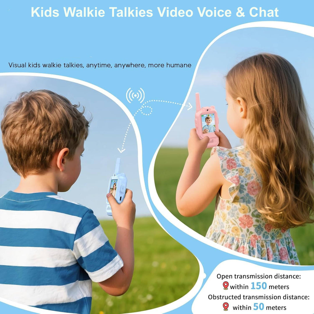 Barn Walkie Talkies Video Röst &amp; Chatt 2 Set