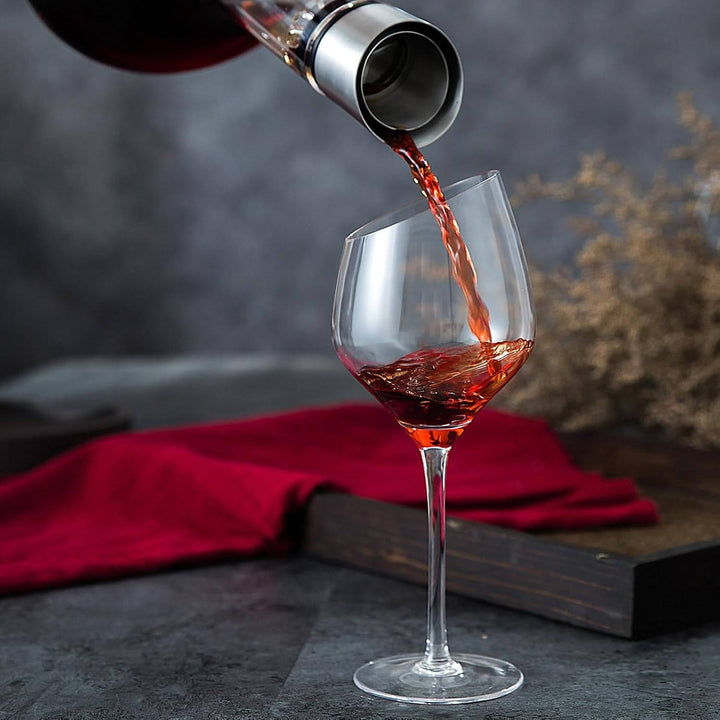 Kristallglas Vin Dekanter Aerator Karaff