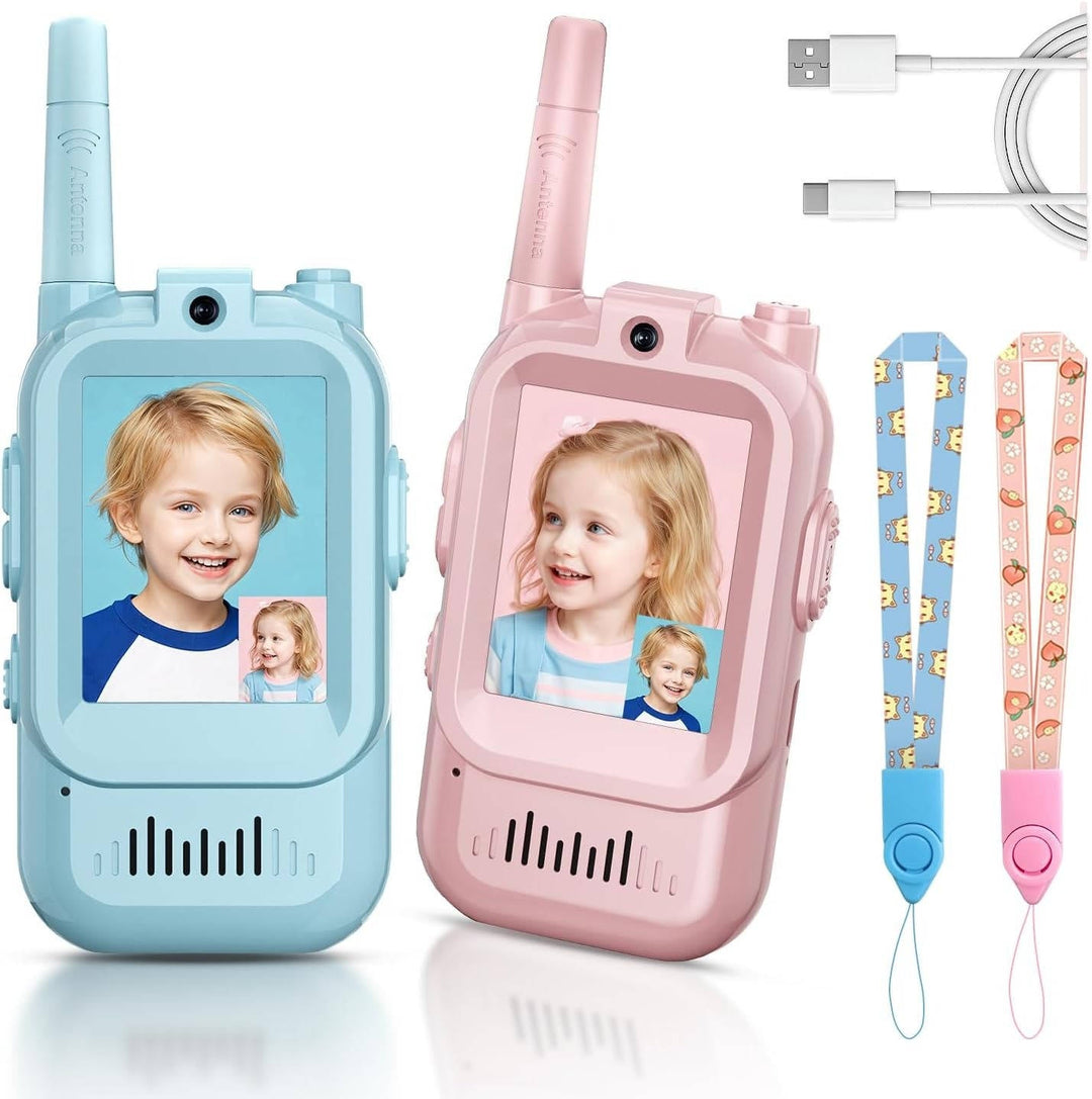 Barn Walkie Talkies Video Röst &amp; Chatt 2 Set