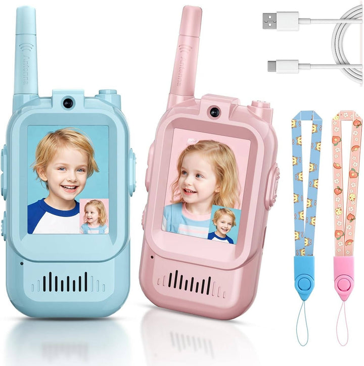 Barn Walkie Talkies Video Röst &amp; Chatt 2 Set