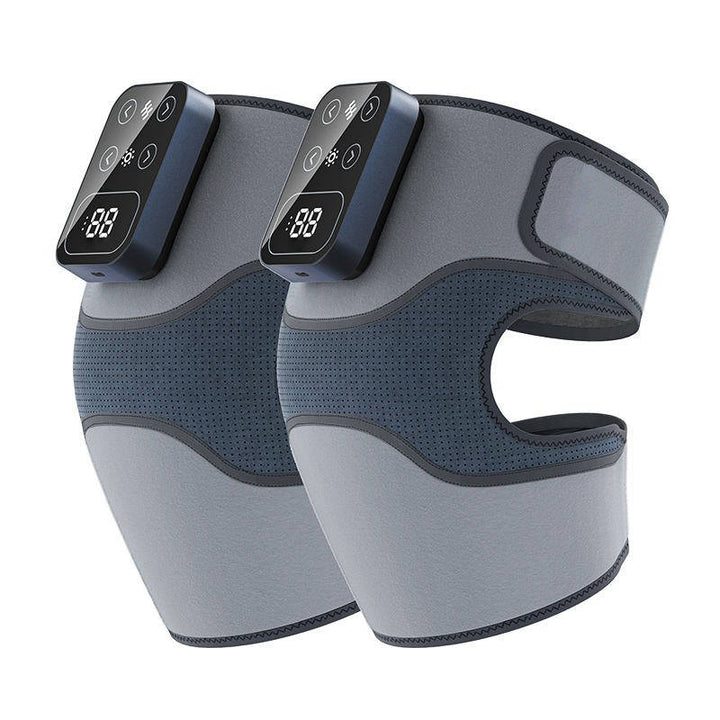 Trådlös Knä Massageapparat Med Värme Vibration För Smärtlindring