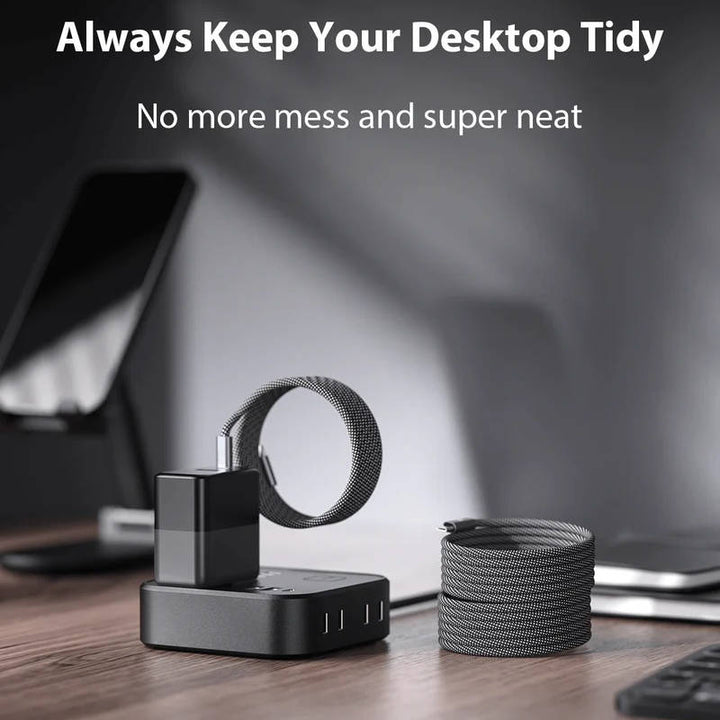 Magnetisk Anti Tangle Kabel Super Snabb Laddning