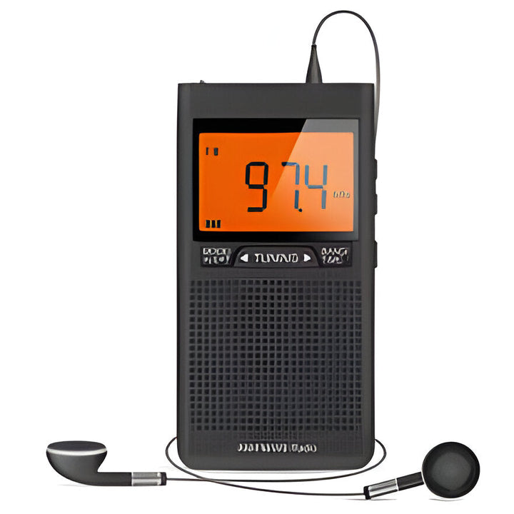 Bärbar fick AM/FM-radio
