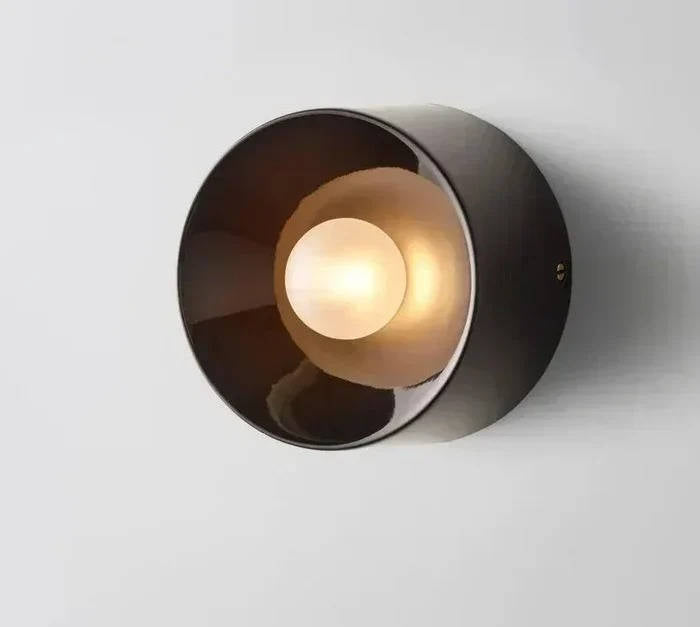 Nordisk Modern Svart Vägglampa