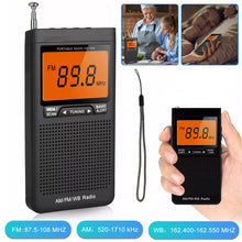 Bärbar fick AM/FM-radio