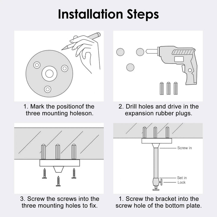 Universell Projektor Takfäste Kit