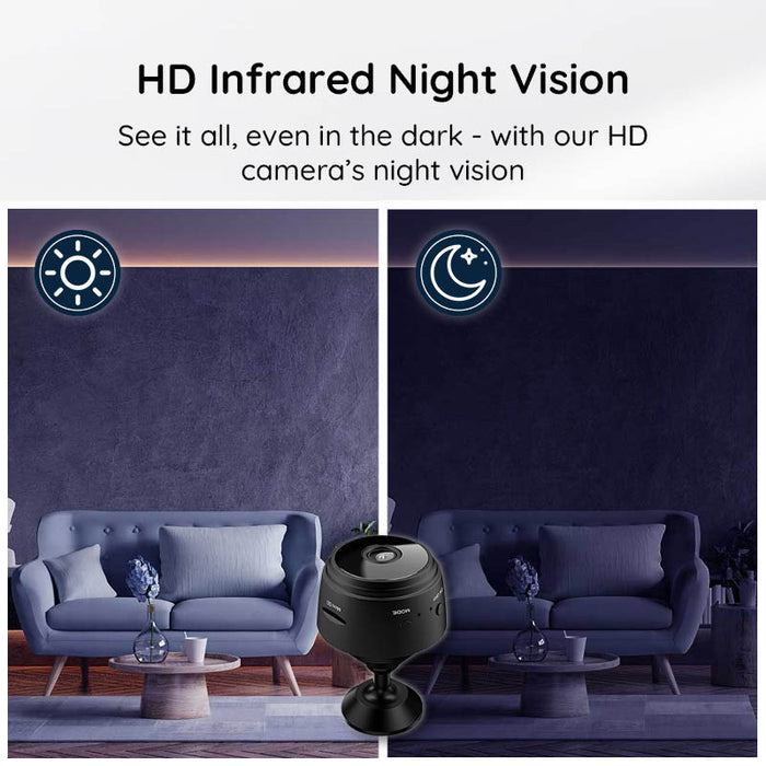 Mini Kamera WiFi HD 1080P Nattvision