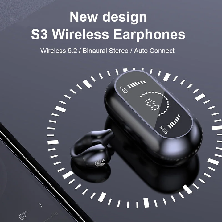 Trådlösa Öronclips Bone Conduction Hörlurar