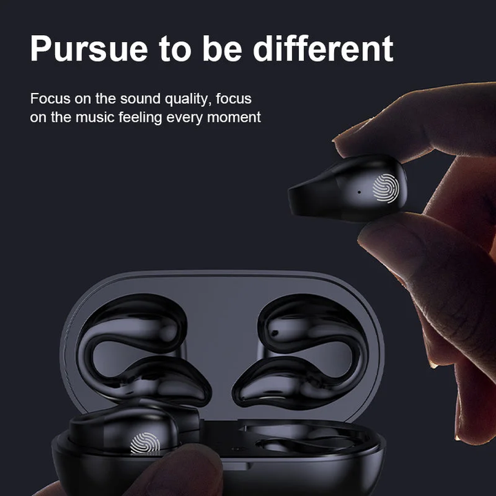 Trådlösa Öronclips Bone Conduction Hörlurar