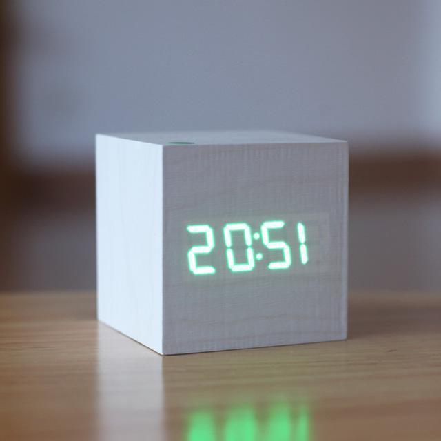 Modern Digital Trä Klocka