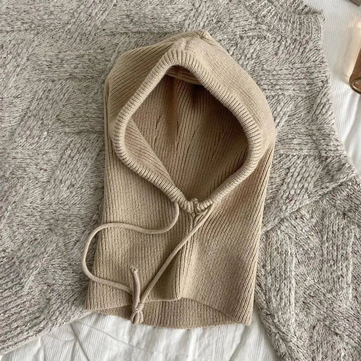 Stickad Huva Balaclava Hatt Halsvärmare