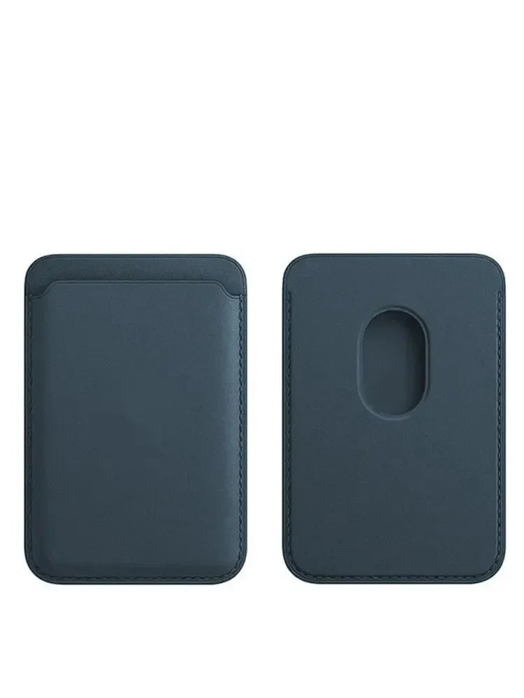Magnetisk Läderkortshållare Plånbok för iPhone