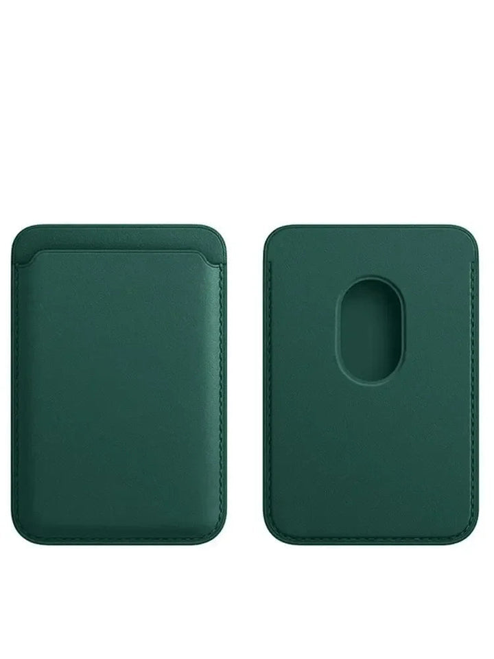 Magnetisk Läderkortshållare Plånbok för iPhone