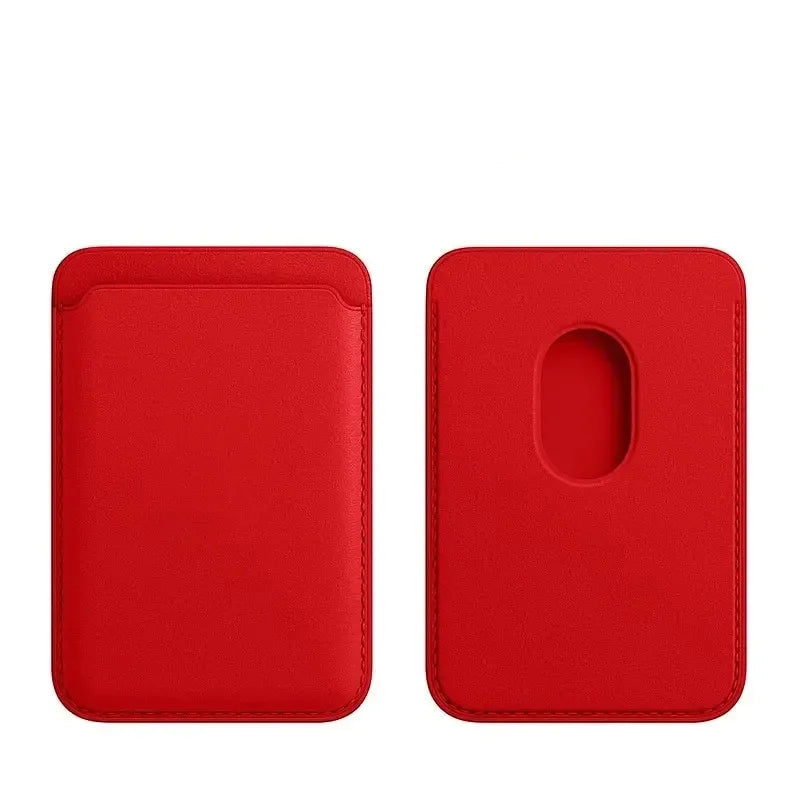 Magnetisk Läderkortshållare Plånbok för iPhone
