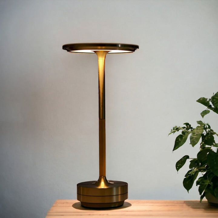 Kabelfri uppladdningsbar modern Aura bordslampa