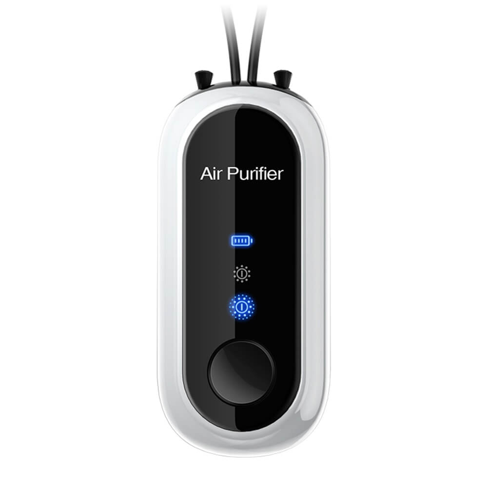 Personlig Mini Luftrenare Halsband | Bärbar Luftrenare med USB-laddning