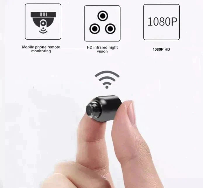 Liten WiFi-kamera med Nattseende