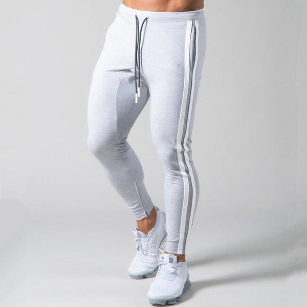 Slim-fit bandade joggers