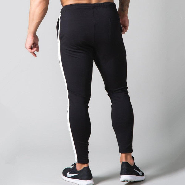 Slim-fit bandade joggers