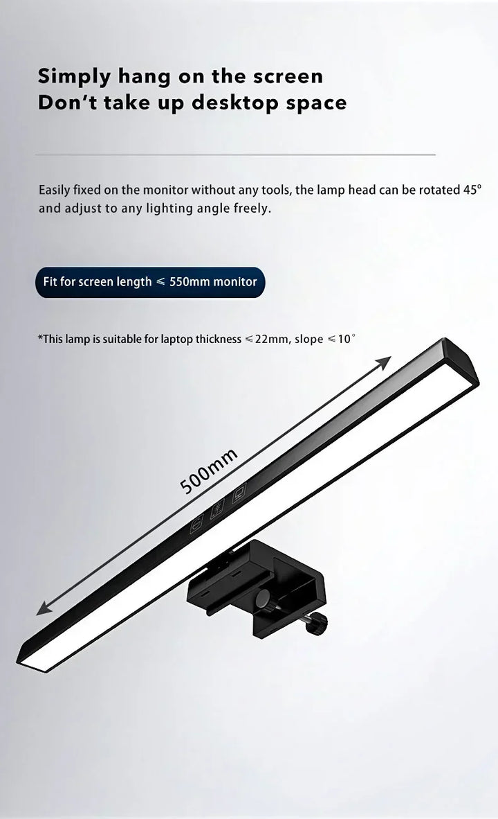Monitor LED Ljuslist