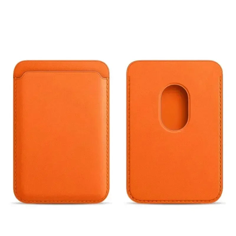 Magnetisk Läderkortshållare Plånbok för iPhone