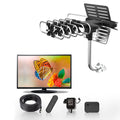 2025 Långdistans Digital Utomhus HD TV Antenn med Full 360 Graders Roterande Motor Gratis HD Kanaler
