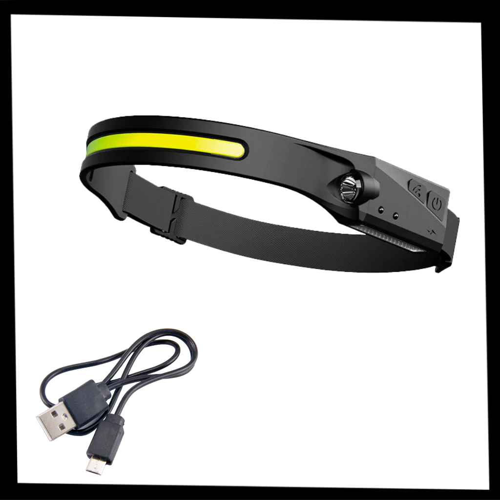 Uppladdningsbar LED-huvudlampa