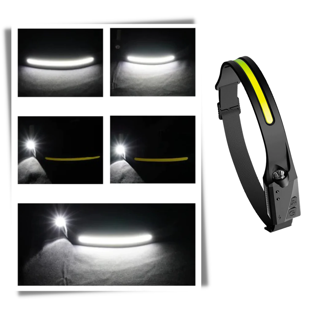 Uppladdningsbar LED-huvudlampa