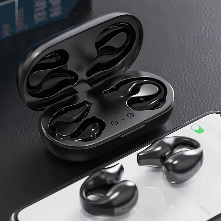 Trådlösa Öronclips Bone Conduction Hörlurar