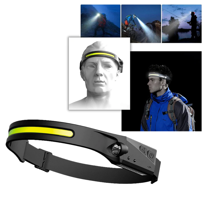 Uppladdningsbar LED-huvudlampa