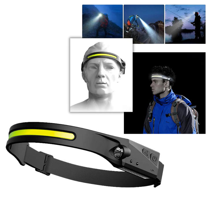 Uppladdningsbar LED-huvudlampa