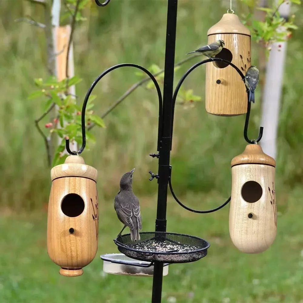 Trähummingbirdhus - Present för naturälskare