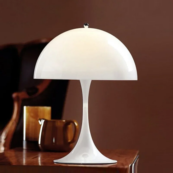 Retro Dansk Bordslampa - Ikonisk Svampdesign för Moderna Utrymmen