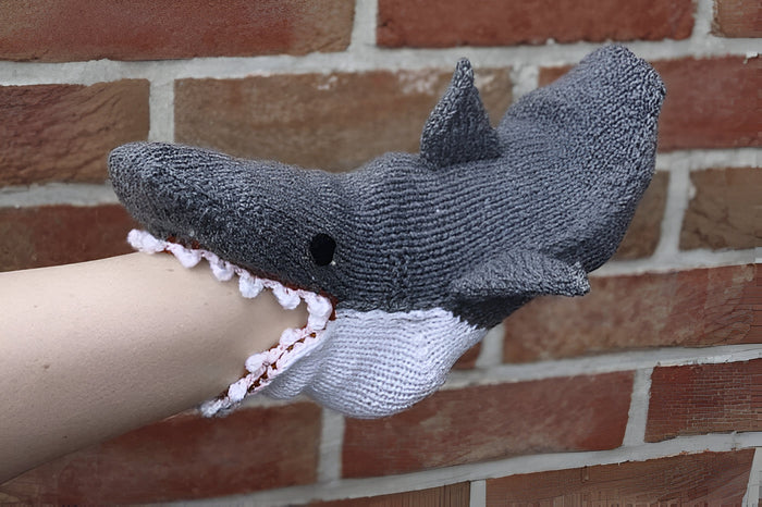 3D Stickade Krokodilsockor