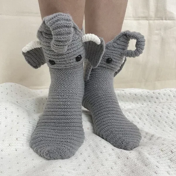 3D Stickade Krokodilsockor
