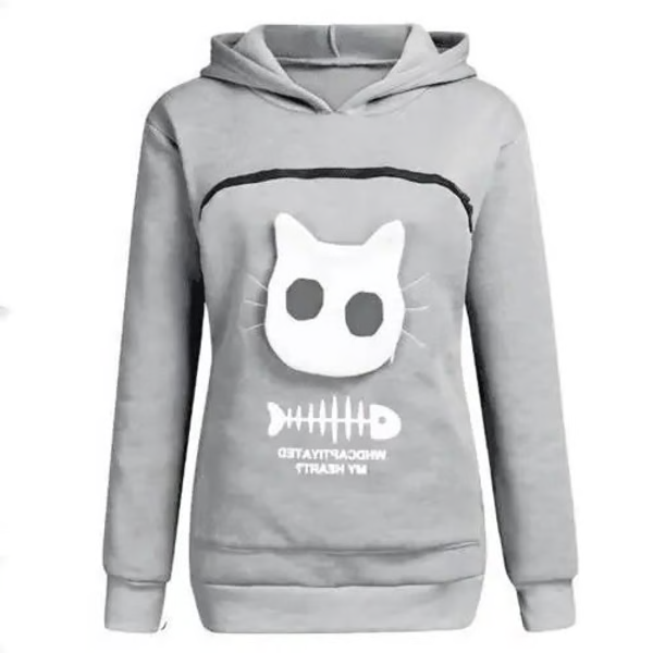 Kattälskare Hoodie Krampåse - Perfekt Present till Djurälskare
