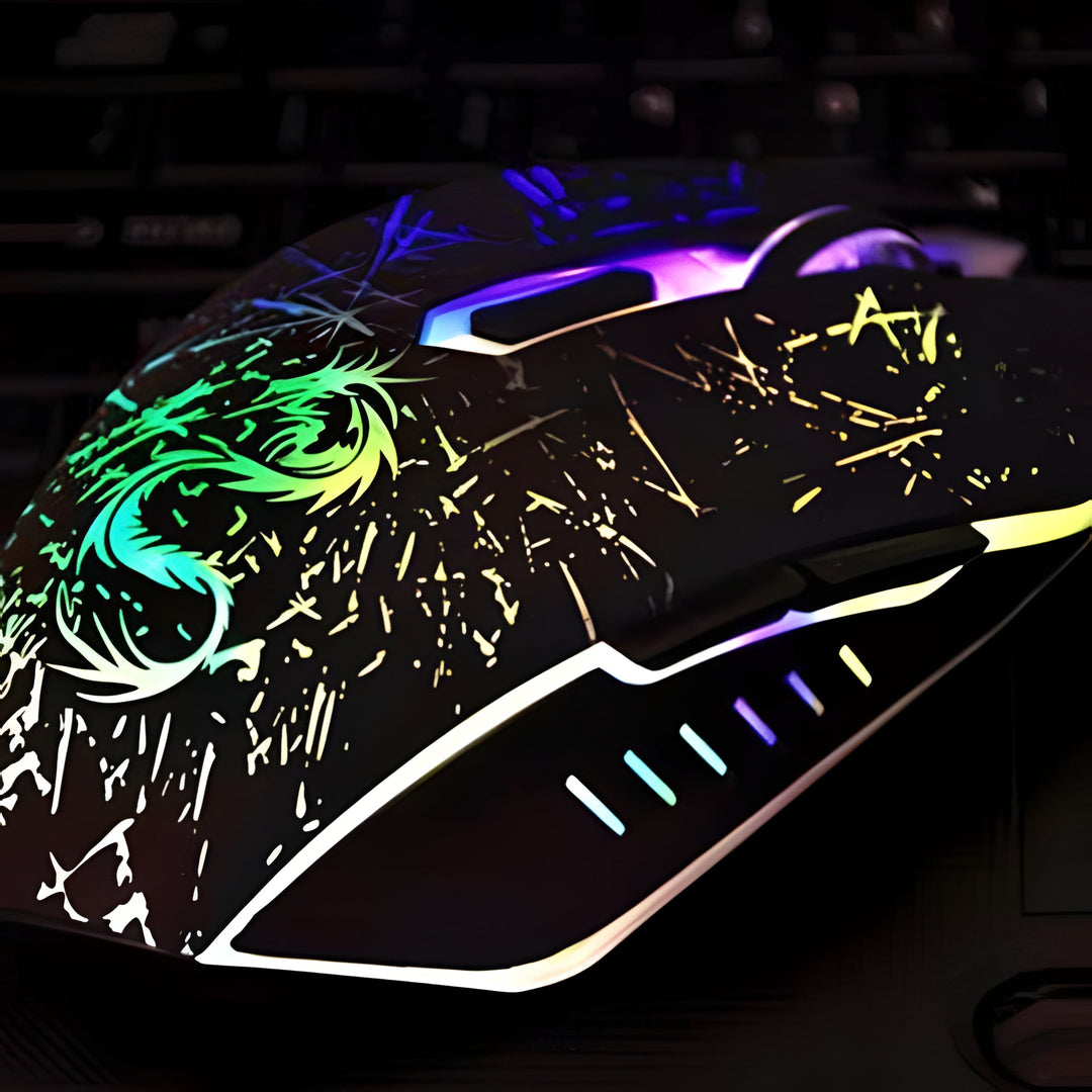 Legendarisk Drak Gaming Mus - 3200 DPI