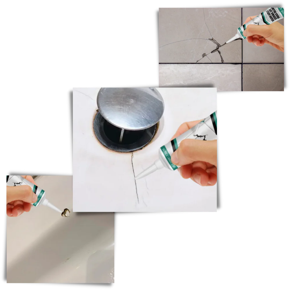 Keramisk Kakel Reparationspasta Kit för Sprickor, Flisor och Ytreparation