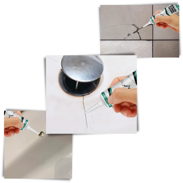 Keramisk Kakel Reparationspasta Kit för Sprickor, Flisor och Ytreparation