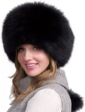 100% Naturlig Rävpälsmössa Kvinna Kappa Tjock Pälsmössa Vinter Varm Mössa Mode För Kvinna Mössa Med Öronvärmare